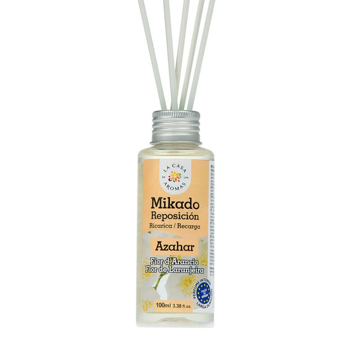 Mikado Algodon 100ml en Expositor - La Casa de los Aromas: Azahar - 4