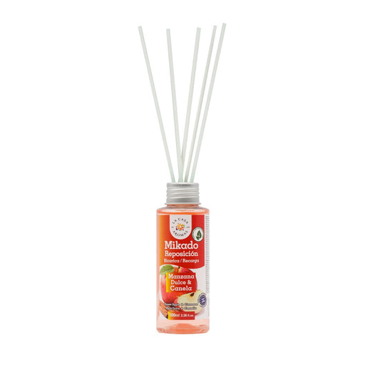 Mikado Algodon 100ml en Expositor - La Casa de los Aromas: Manzana y Canela - 2