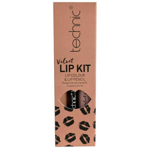 Velvet Lip Kit Perfilador de Labios + Labial Líquido - Technic Cosmetics: Tea Rose - 1