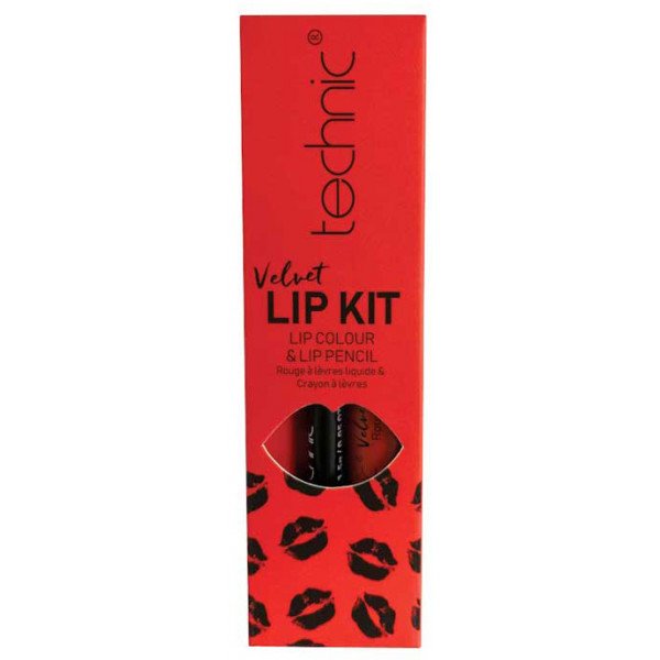 Velvet Lip Kit Perfilador de Labios + Labial Líquido - Technic Cosmetics: Louby Lou - 4