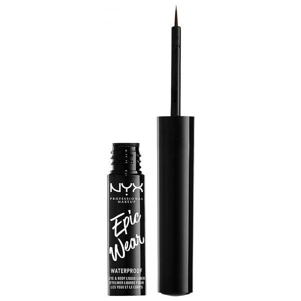 Eyeliner Líquido Semipermanente Epic Wear - Nyx : Brown - 2