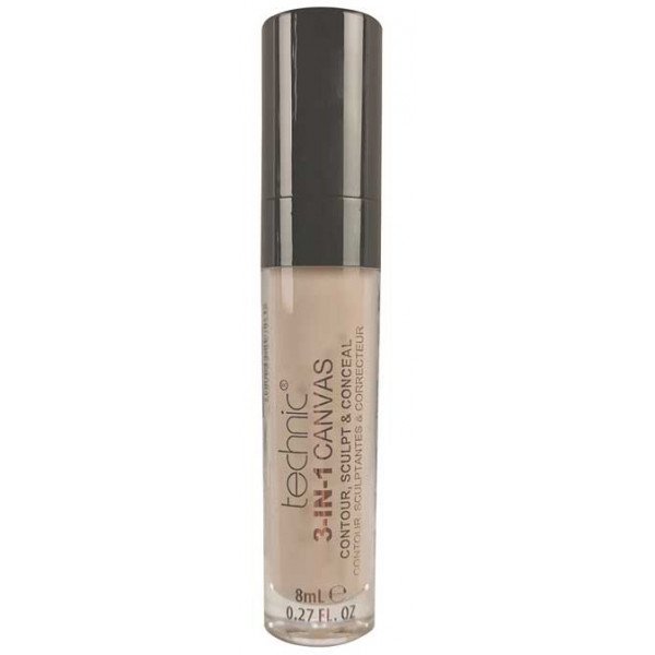 Corrector Líquido 3-in-1 Canvas - Technic Cosmetics : Porcelain - 1