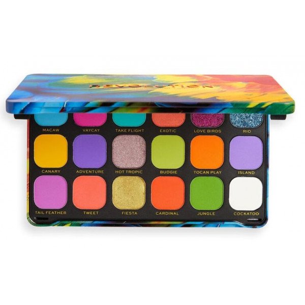 Paleta de Sombras Forever Flawless Birds of Paradise - Revolution - Make Up Revolution - 1