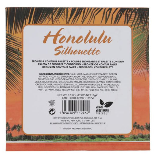 Honolulu Silhouette Bronze & Contour: Paleta - W7 - 2