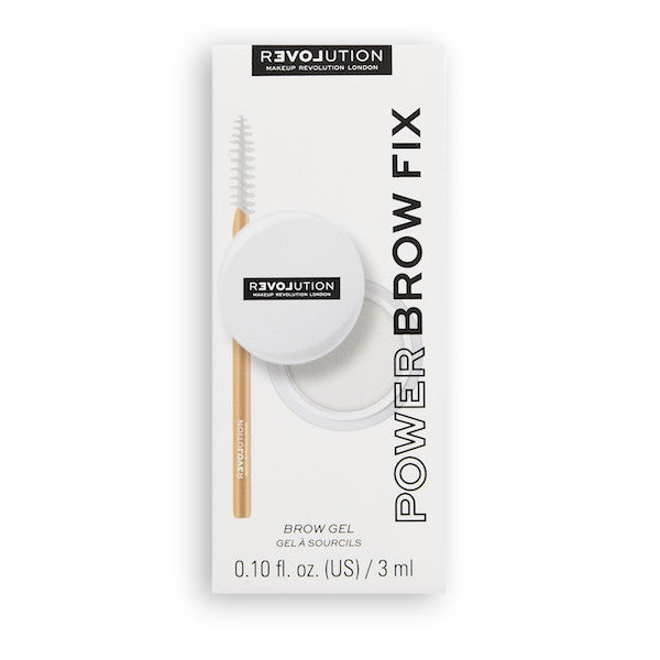 Gel Fijador de Cejas Relove Power Brow Fix Clear: Transparente - Revolution Relove - 2