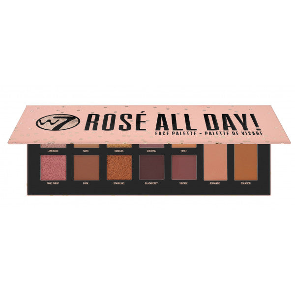 Rose All Day Eye Paleta de Sombras Facial - W7 - 4