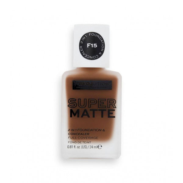 Base de Maquillaje Relove Super Matte - Make Up Revolution : F15 - 1