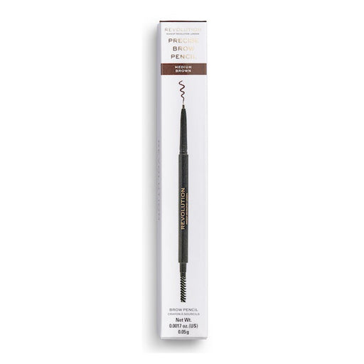 Precise Lápiz de Cejas - Make Up Revolution : Medium Brown - 1