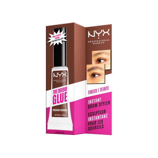 Gel Fijador Cejas the Brow Glue - Nyx: Medium Brown - 1