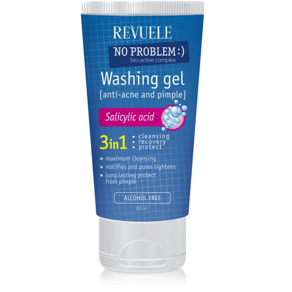 Gel Limpiador con ácido Salicílico No Problem - Revuele - 1