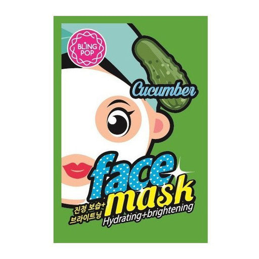 Mascarilla Facial Hidratante E Iluminadora Pepino - Bling Pop - 1