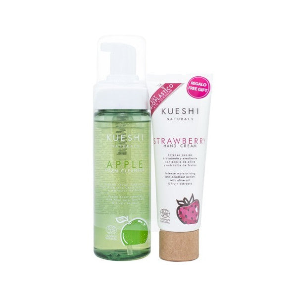 Pack Espuma Limpiadora Manzana + Crema Manos Fresa - Kueshi - 1