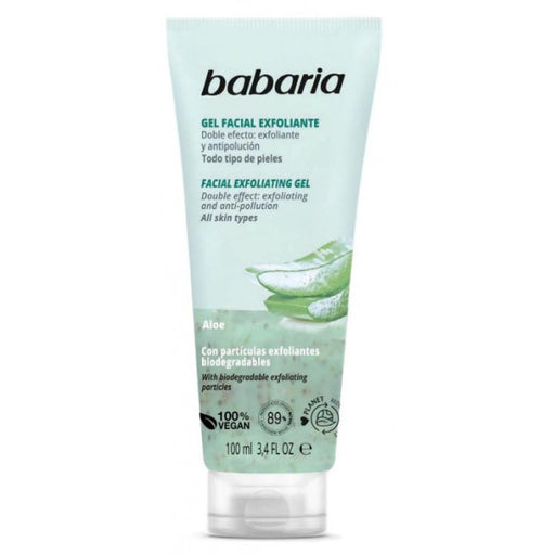 Gel Facial Exfoliante Aloe - Babaria - 1