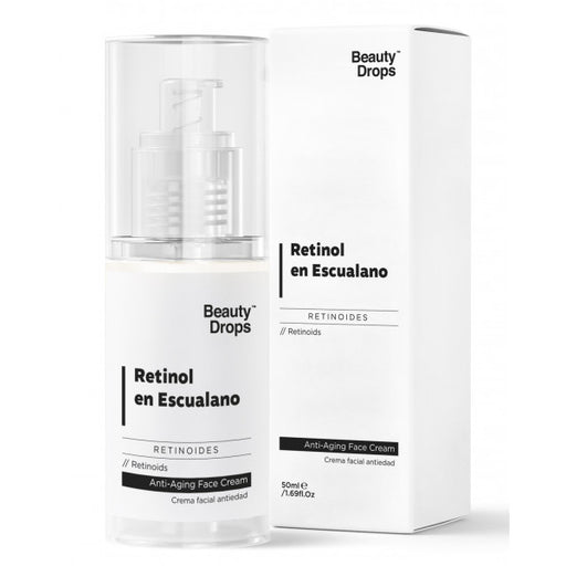 Crema Facial Antiedad Retinol en Escualano - Beauty Drops - 1