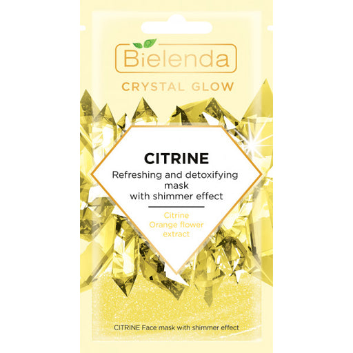 Crystal Glow Mascarilla Citrine Detox: 8 Gramos - Bielenda - 1