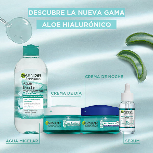 Agua Micelar Aloe Hialurónico Todo en 1 - Garnier - 5