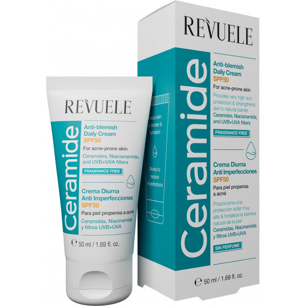 Ceramide Crema Diurna Anti Imperfecciones Spf50 - Revuele - 1