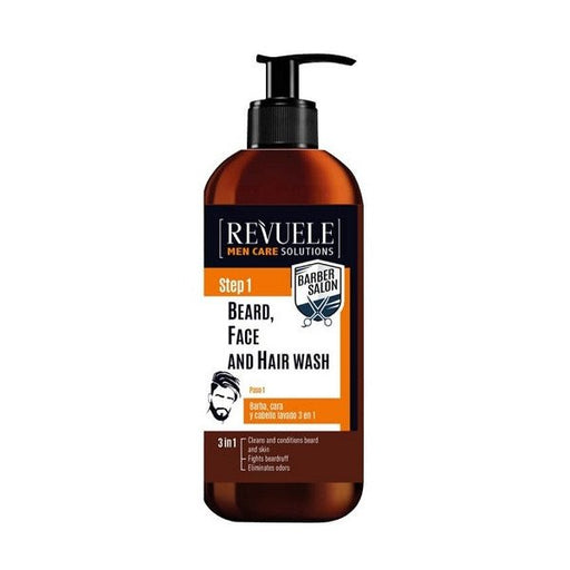 Gel 3 en 1 Barba + Cabello + Rostro - Revuele - 1