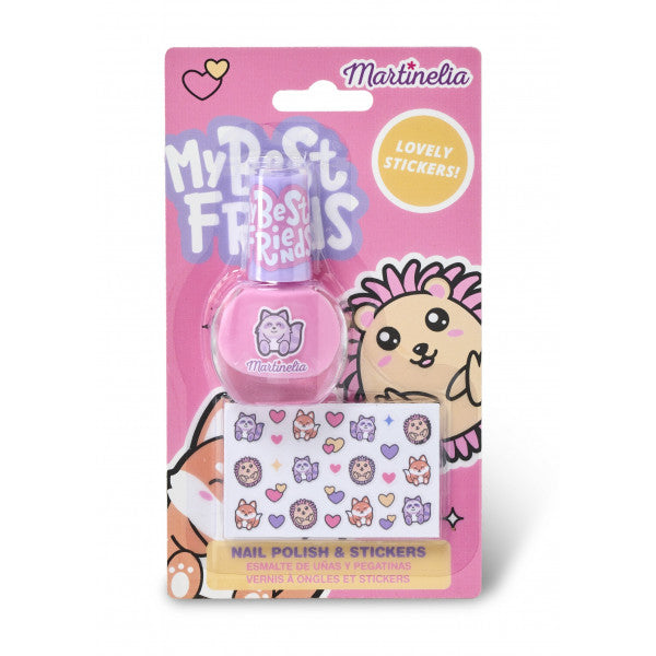 Set de Uñas My Friends Nail Polish & Stickers - Martinelia - 1