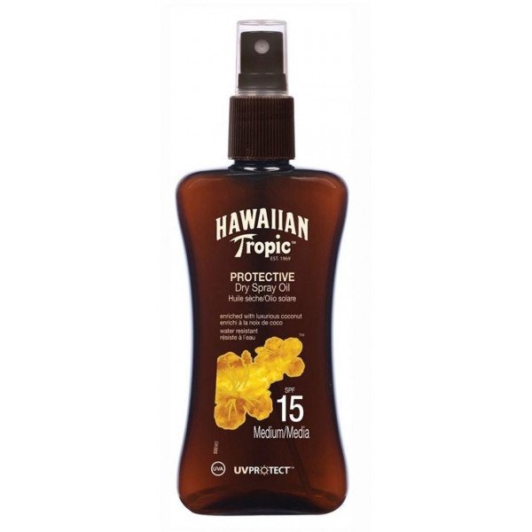 Bronceador Aceite en Spray - Hawaiian Tropic : SPF 15 200ML - 1