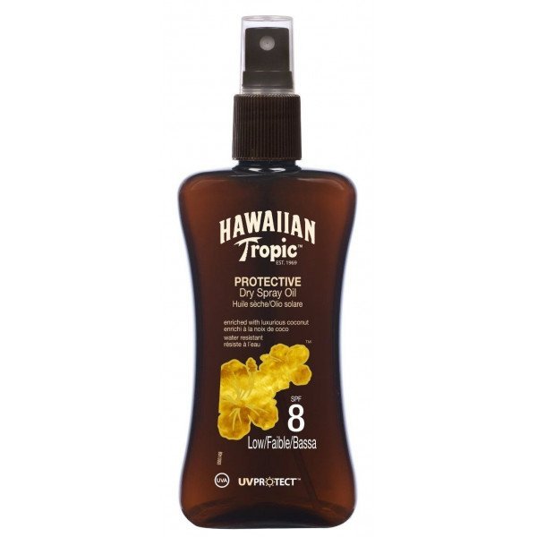 Bronceador Aceite en Spray - Hawaiian Tropic : SPF 8 200ML - 1