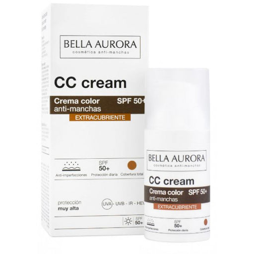 Crema con Color Antimanchas Spf 50+: Spf 50 30ml - Bella Aurora - 1