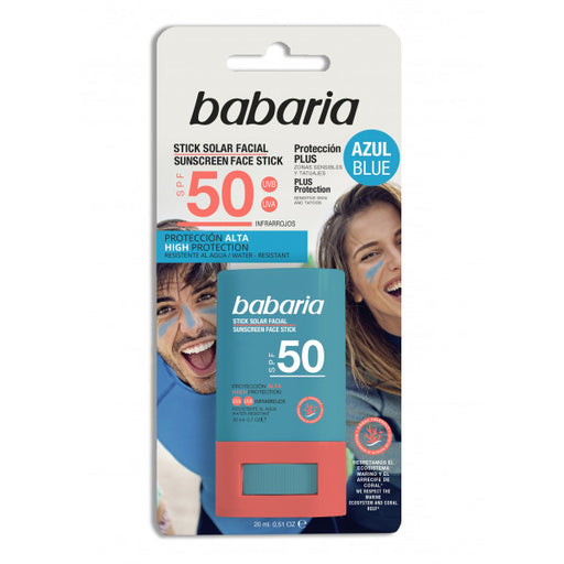 Stick Facial Solar Azul Spf 50 - Babaria - 1