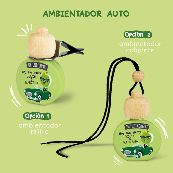 Ambientador para Coche Manzana Verde 6,5ml - The Fruit Company - 3