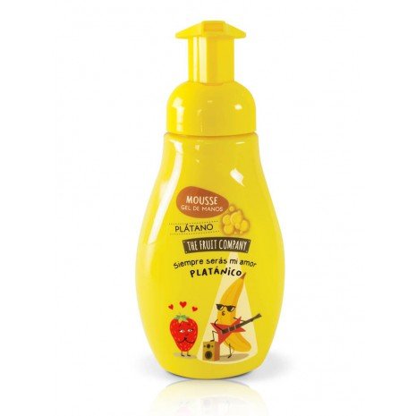 Mousse Gel de Manos Plátano 250ml - The Fruit Company - 1