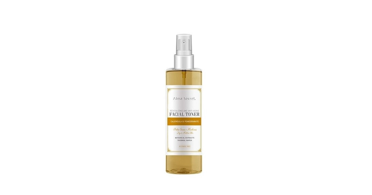 Tónico Facial Revitalizante y Antiedad - Caléndula & Granada - 200 ml - Alma Secret - 1