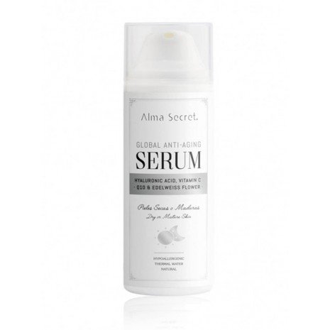 Sérum Antiedad - Global Q10, Hialurónico, Vitamina C & Flor Edelweiss - 50 ml - Alma Secret - 1