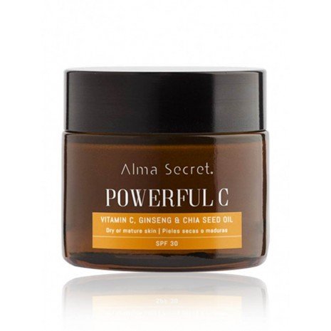 Crema Powerful C Antiedad Iluminadora - Vitamina C, Ginseng & Chía - Spf 30 - 50 ml - Alma Secret - 1