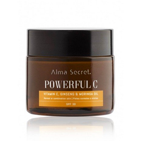 Crema Powerful C Antiedad Iluminadora - Vitamina C, Ginseng & Moringa - Spf 30 - 50 ml - Alma Secret - 1