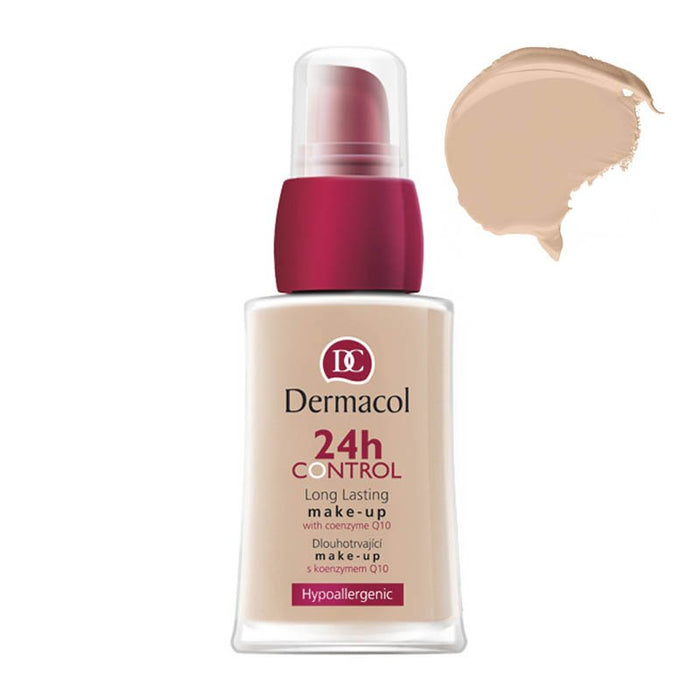 Maquillaje Larga Duración con Q10 - 24 H Control Long Lasting - Dermacol : Base de maquillaje 24h control long lasting - 01 - 1