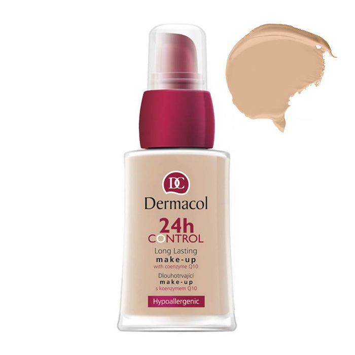 Maquillaje Larga Duración con Q10 - 24 H Control Long Lasting - Dermacol : Base de maquillaje 24h control long lasting - 02 - 1