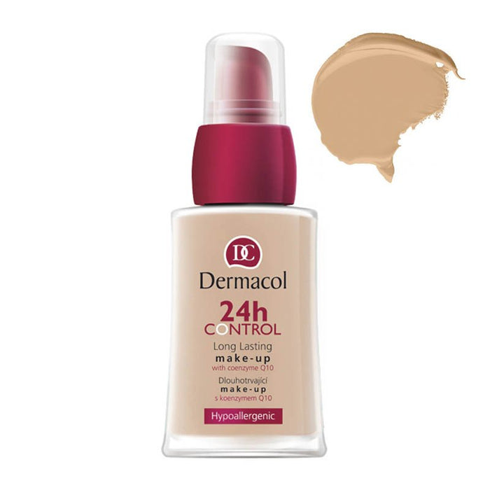 Maquillaje Larga Duración con Q10 - 24 H Control Long Lasting - Dermacol : Base de maquillaje 24h control long lasting - 03 - 1