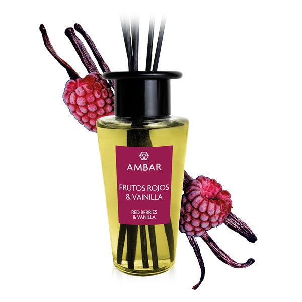 Mikado Premium Frutos Rojos y Vainilla: 85 ml - Ambar Perfums - 2