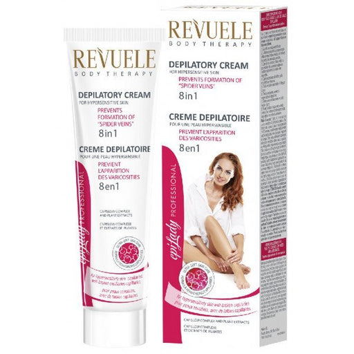 Crema Depilatoria para Pieles Sensibles 8 en 1 - Revuele - 1