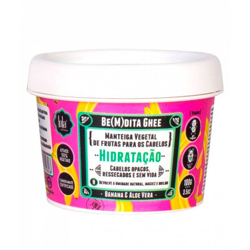 Mascarilla Hidratante - Be(m)dita Ghee - Banana E Aloe Vera 100g - Lola Cosmetics - 1