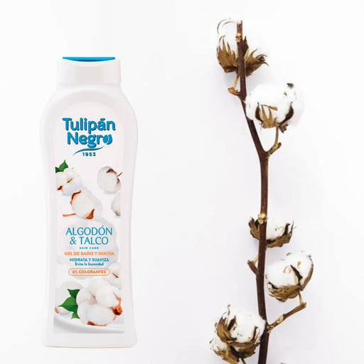 Gel de Baño Algodón y Talco 650ml - Tulipan Negro - 2