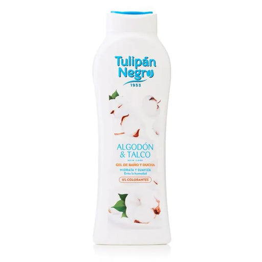 Gel de Baño Algodón y Talco 650ml - Tulipan Negro - 1