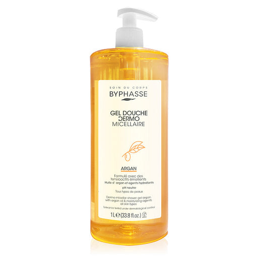 Gel de Ducha Dermo Micelar Argán: 1 Litro - Byphasse - 1