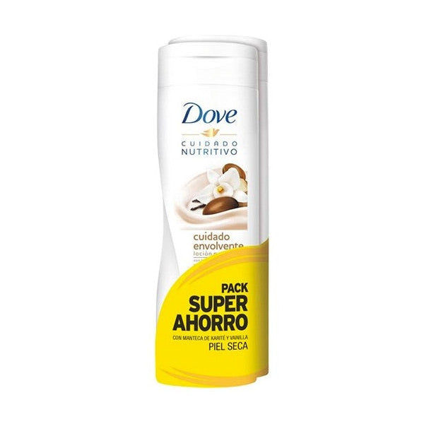 Loción Nutritiva Cuidado Envolvente - Dove: 2 x 400ML - 1