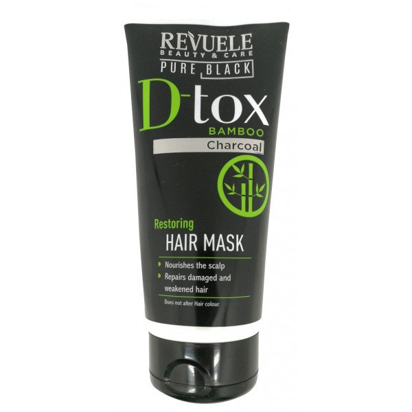 Mascarilla Capilar Detox Regeneradora Pure Black - Revuele - 1