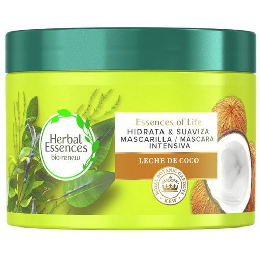 Bio Renew Mascarilla Capilar Intensiva Hidrata y Suaviza Leche de Coco - Herbal Essences - 1