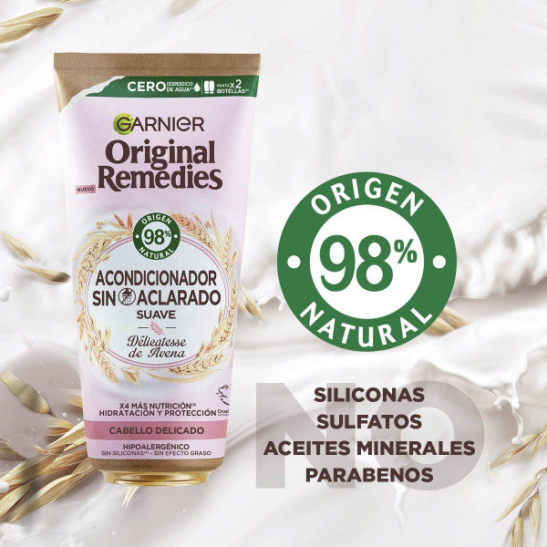 Acondicionador sin Aclarado Délicatesse de Avena - Original Remedies - Garnier - 14