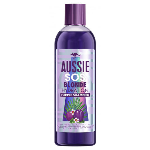 Champú Morado Hidratante para Pelo Rubio SOS  290ml - Aussie - 1