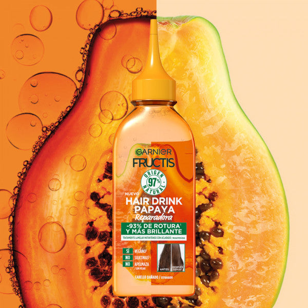 Tratamiento Reparador Hair Drink Papaya - Fructis - 4