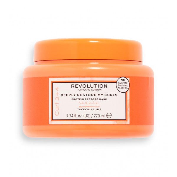 Mascarilla Regeneradora My Curls - Curl 3+4: 220 ml - Make Up Revolution - 1