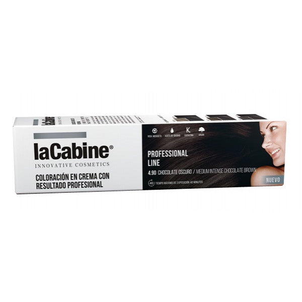 Professional Line Coloración en Crema - La Cabine: 4.90 Chocolate oscuro - 7